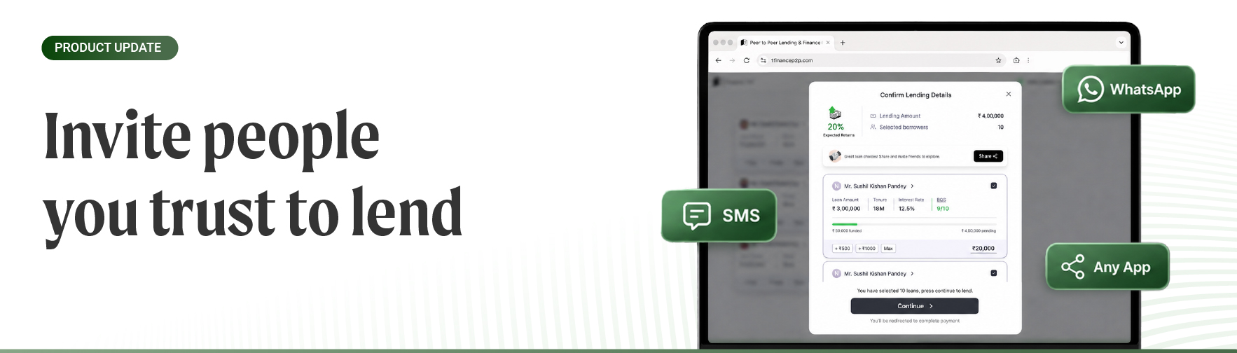 co-lendending 1 finance P2P